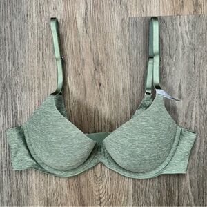 Aerie Demi Push Up Bra Sunnie 34B Brand New with Tag Boho Comfort Olive Green